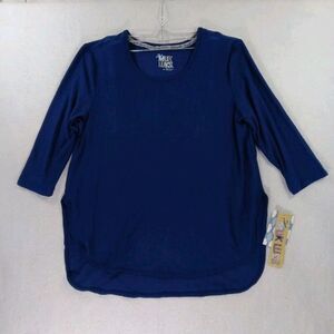 Muk Luks Top Women's Size XL Blue New *